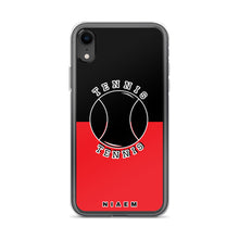 Load image into Gallery viewer, Tennis iPhone Case (Black &amp; Red 1)