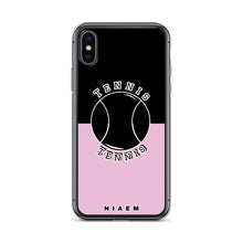 Load image into Gallery viewer, Tennis iPhone Case (Black &amp; Pink 4)