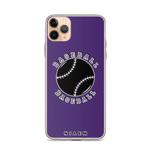 Load image into Gallery viewer, Baseball iPhone Case (Purple)