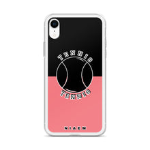Load image into Gallery viewer, Tennis iPhone Case (Black &amp; Pink 2)