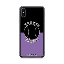 Load image into Gallery viewer, Tennis iPhone Case (Black &amp; Purple 1)