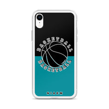 Load image into Gallery viewer, Basketball iPhone Case (Black &amp; Blue 3)