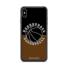 Load image into Gallery viewer, Basketball iPhone Case (Black &amp; Brown)