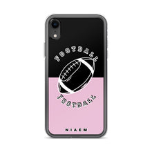 Load image into Gallery viewer, American Football iPhone Case (Black &amp; Pink 4)