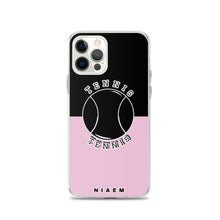 Load image into Gallery viewer, Tennis iPhone Case (Black &amp; Pink 4)