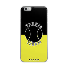 Load image into Gallery viewer, Tennis iPhone Case (Black &amp; Yellow 3)