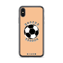 Load image into Gallery viewer, Soccer iPhone Case (Nude 1)