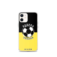 Load image into Gallery viewer, Soccer iPhone Case (Black &amp; Yellow 1)