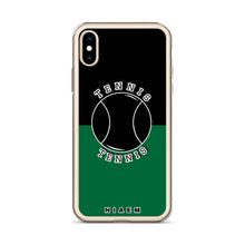 Load image into Gallery viewer, Tennis iPhone Case (Black &amp; Green 1)