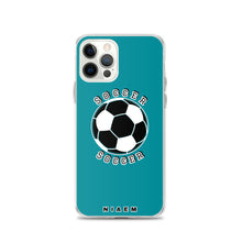 Load image into Gallery viewer, Soccer iPhone Case (Blue 3)