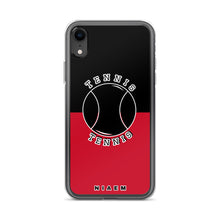 Load image into Gallery viewer, Tennis iPhone Case (Black &amp; Red)