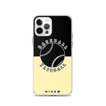 Load image into Gallery viewer, Baseball iPhone Case (Black &amp; Yellow 2)