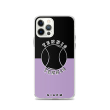 Load image into Gallery viewer, Tennis iPhone Case (Black &amp; Purple 2)