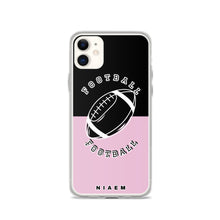 Load image into Gallery viewer, American Football iPhone Case (Black &amp; Pink 4)