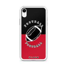 Load image into Gallery viewer, American Football iPhone Case (Black &amp; Red)