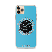 Load image into Gallery viewer, Blue volleyball iPhone 11 Pro Max phone cases