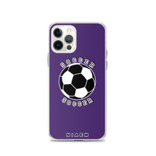Load image into Gallery viewer, Soccer iPhone Case (Purple)
