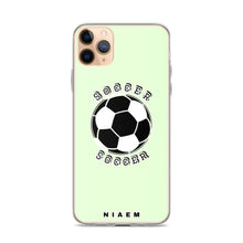 Load image into Gallery viewer, Soccer iPhone Case (Green 2)