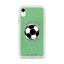 Load image into Gallery viewer, Soccer iPhone Case (Green 4)