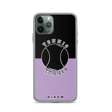 Load image into Gallery viewer, Tennis iPhone Case (Black &amp; Purple 2)