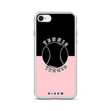 Load image into Gallery viewer, Tennis iPhone Case (Black &amp; Pink 3)