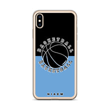 Load image into Gallery viewer, Basketball iPhone Case (Black &amp; Blue 1)