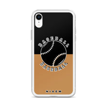 Load image into Gallery viewer, Baseball iPhone Case (Black &amp; Nude)