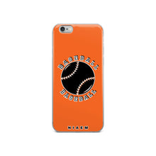 Load image into Gallery viewer, Baseball iPhone Case (Orange)