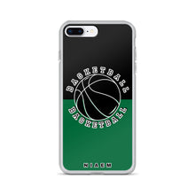 Load image into Gallery viewer, Basketball iPhone Case (Black &amp; Green 1)