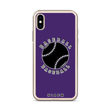 Load image into Gallery viewer, Baseball iPhone Case (Purple)