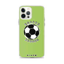 Load image into Gallery viewer, Soccer iPhone Case (Green 3)