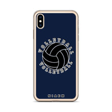 Load image into Gallery viewer, Volleyball iPhone Case (Navy)