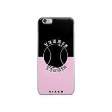 Load image into Gallery viewer, Tennis iPhone Case (Black &amp; Pink 4)