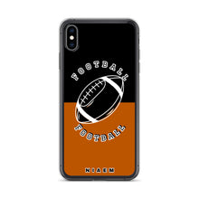 Load image into Gallery viewer, American Football iPhone Case (Black &amp; Brown 1)