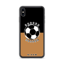 Load image into Gallery viewer, Soccer iPhone Case (Black &amp; Nude)
