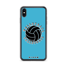 Load image into Gallery viewer, Blue volleyball iPhone XS Max phone cases