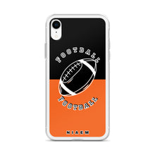Load image into Gallery viewer, American Football iPhone Case (Black &amp; Orange)