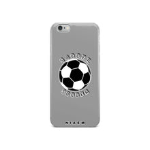 Load image into Gallery viewer, Soccer iPhone Case (Grey 1)