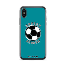 Load image into Gallery viewer, Soccer iPhone Case (Blue 3)