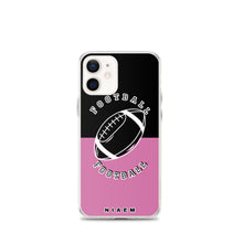 Load image into Gallery viewer, American Football iPhone Case (Black &amp; Pink 1)