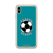 Load image into Gallery viewer, Soccer iPhone Case (Blue 3)