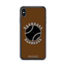 Load image into Gallery viewer, Baseball iPhone Case (Brown)