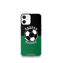 Load image into Gallery viewer, Soccer iPhone Case (Black &amp; Green 1)