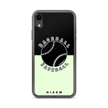 Load image into Gallery viewer, Baseball iPhone Case (Black &amp; Green 2)