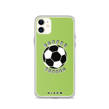 Load image into Gallery viewer, Soccer iPhone Case (Green 3)
