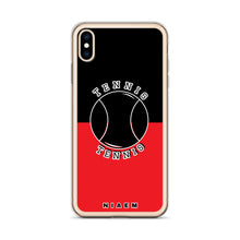 Load image into Gallery viewer, Tennis iPhone Case (Black &amp; Red 1)