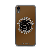 Load image into Gallery viewer, Volleyball iPhone Case (Brown)
