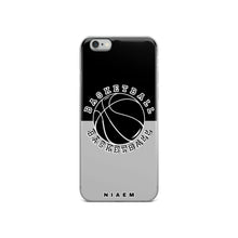Load image into Gallery viewer, Basketball iPhone Case (Black &amp; Grey 2)