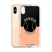 Load image into Gallery viewer, Tennis iPhone Case (Black &amp; Orange 2)