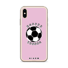 Load image into Gallery viewer, Soccer iPhone Case (Pink 4)